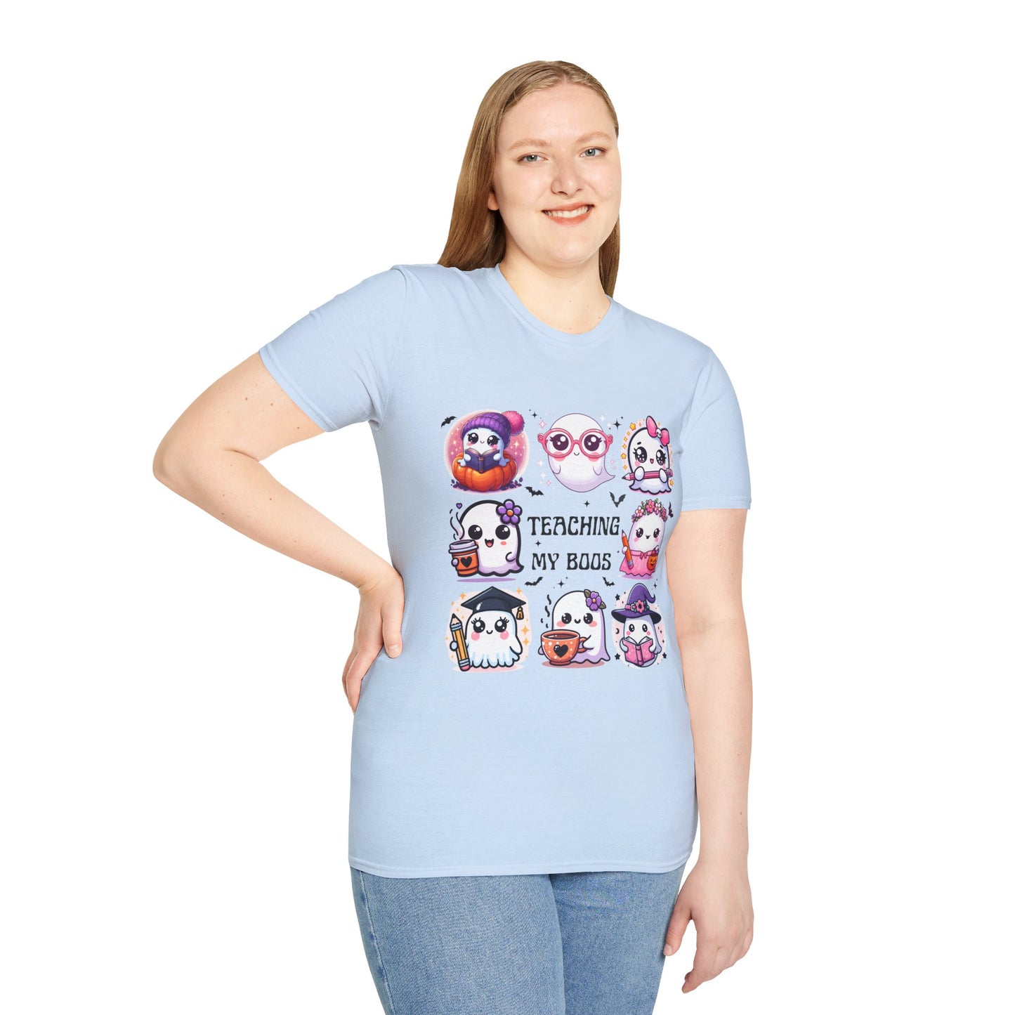 Cute Halloween Ghosts Teaching T-Shirt | Teacher Boo Classroom