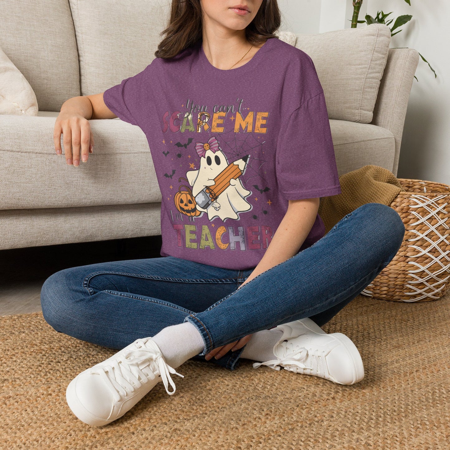 You Can't Scare Me I'm a Teacher T-Shirt — Cute Halloween Teacher Tee