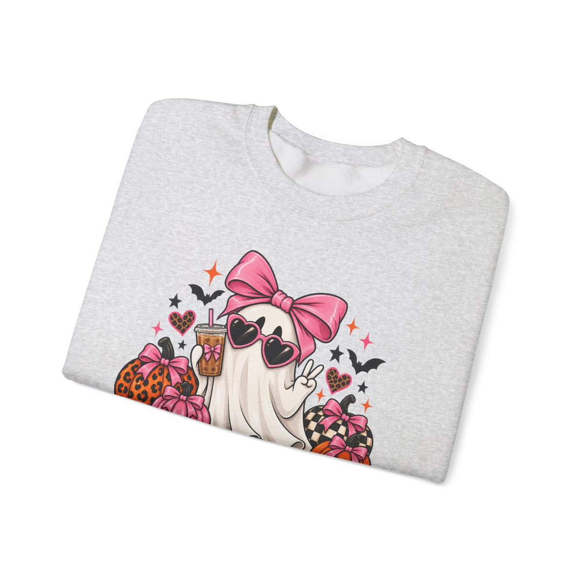 Spooky But Expensive Halloween Sweatshirt | Cute Ghost & Bow Crewneck | Girly Spooky Season Sweatshirt | Halloween Gift