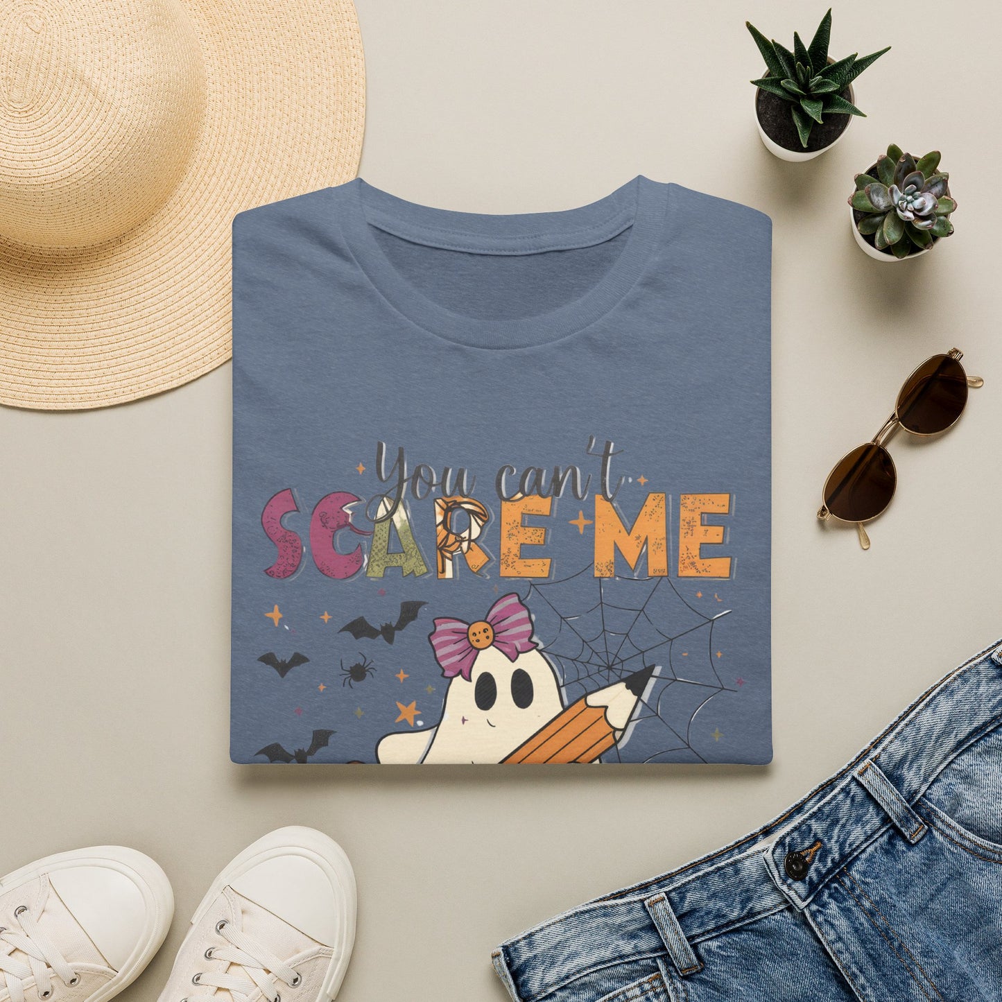 You Can't Scare Me I'm a Teacher T-Shirt — Cute Halloween Teacher Tee