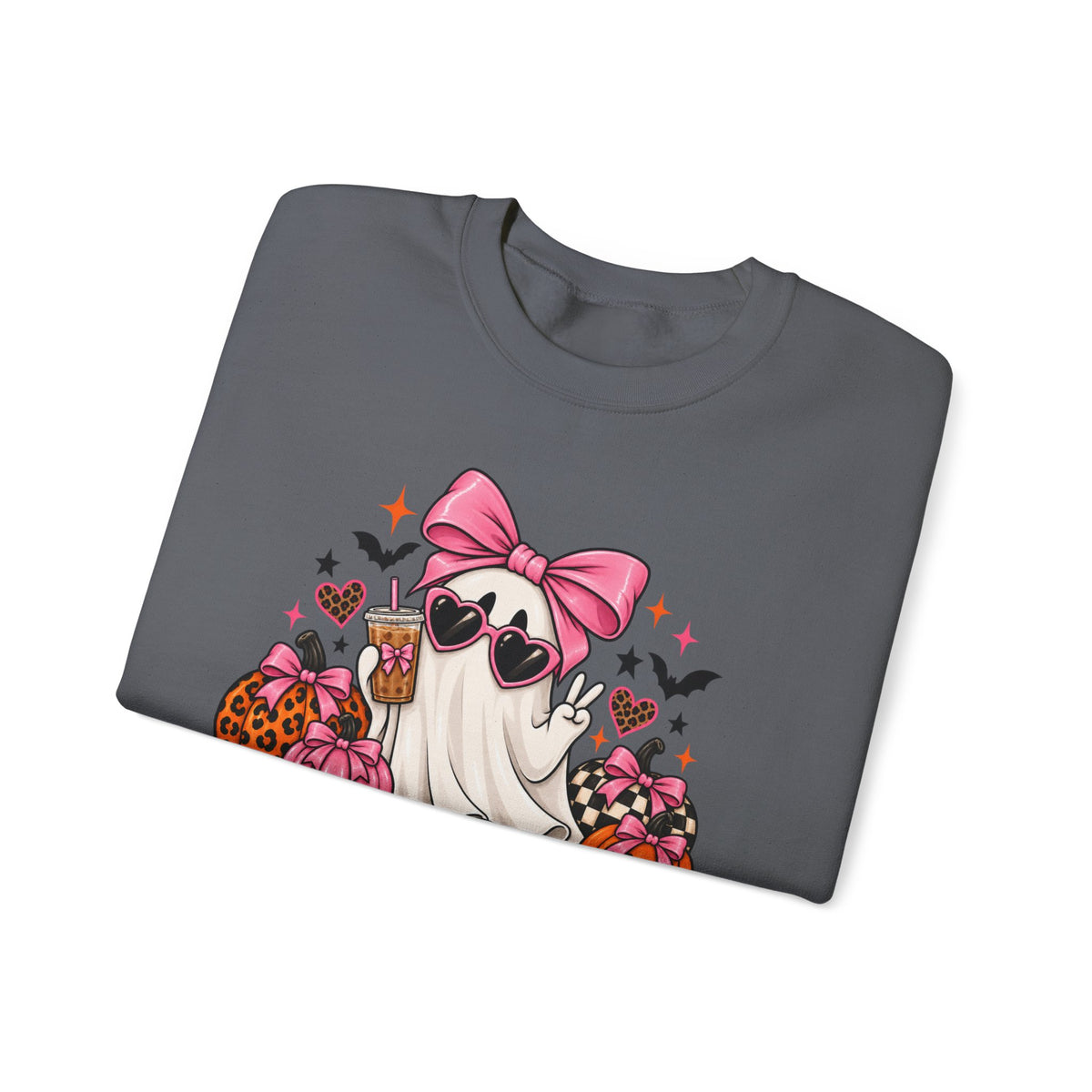 Spooky But Expensive Halloween Sweatshirt | Cute Ghost & Bow Crewneck | Girly Spooky Season Sweatshirt | Halloween Gift
