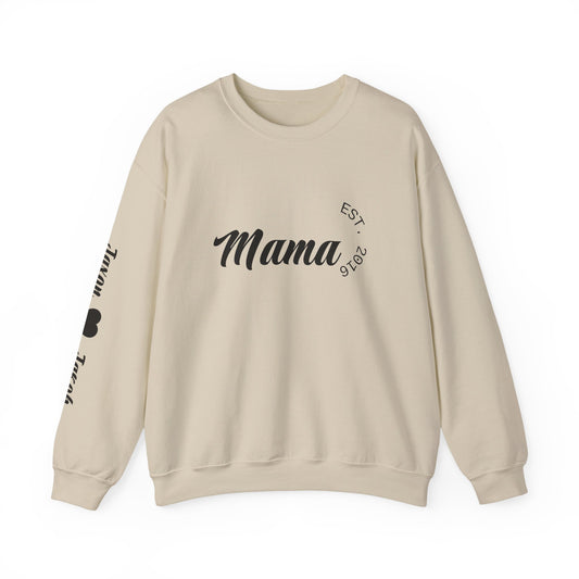 Personalized Mama Sweatshirt | Custom Established Year + Kids' Names