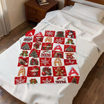 Holiday Velveteen Plush Blanket