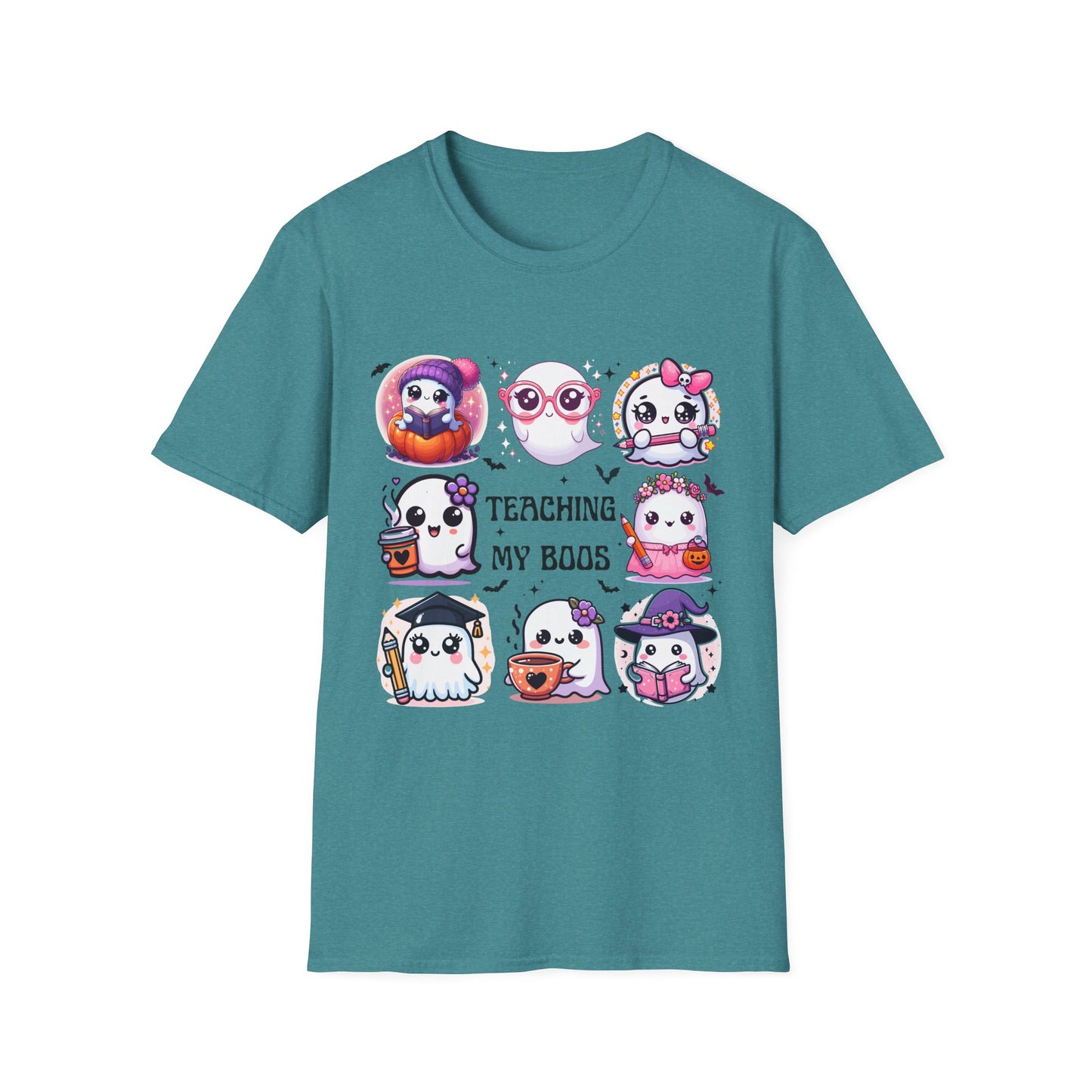 Cute Halloween Ghosts Teaching T-Shirt | Teacher Boo Classroom