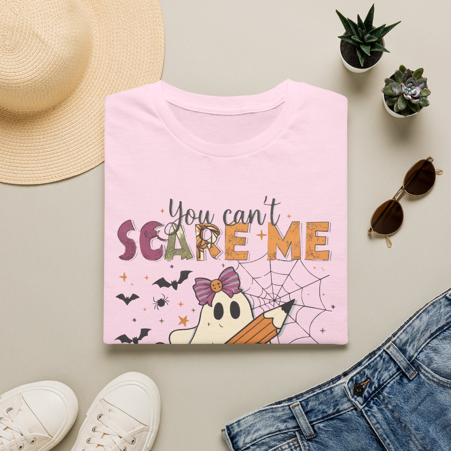 You Can't Scare Me I'm a Teacher T-Shirt — Cute Halloween Teacher Tee