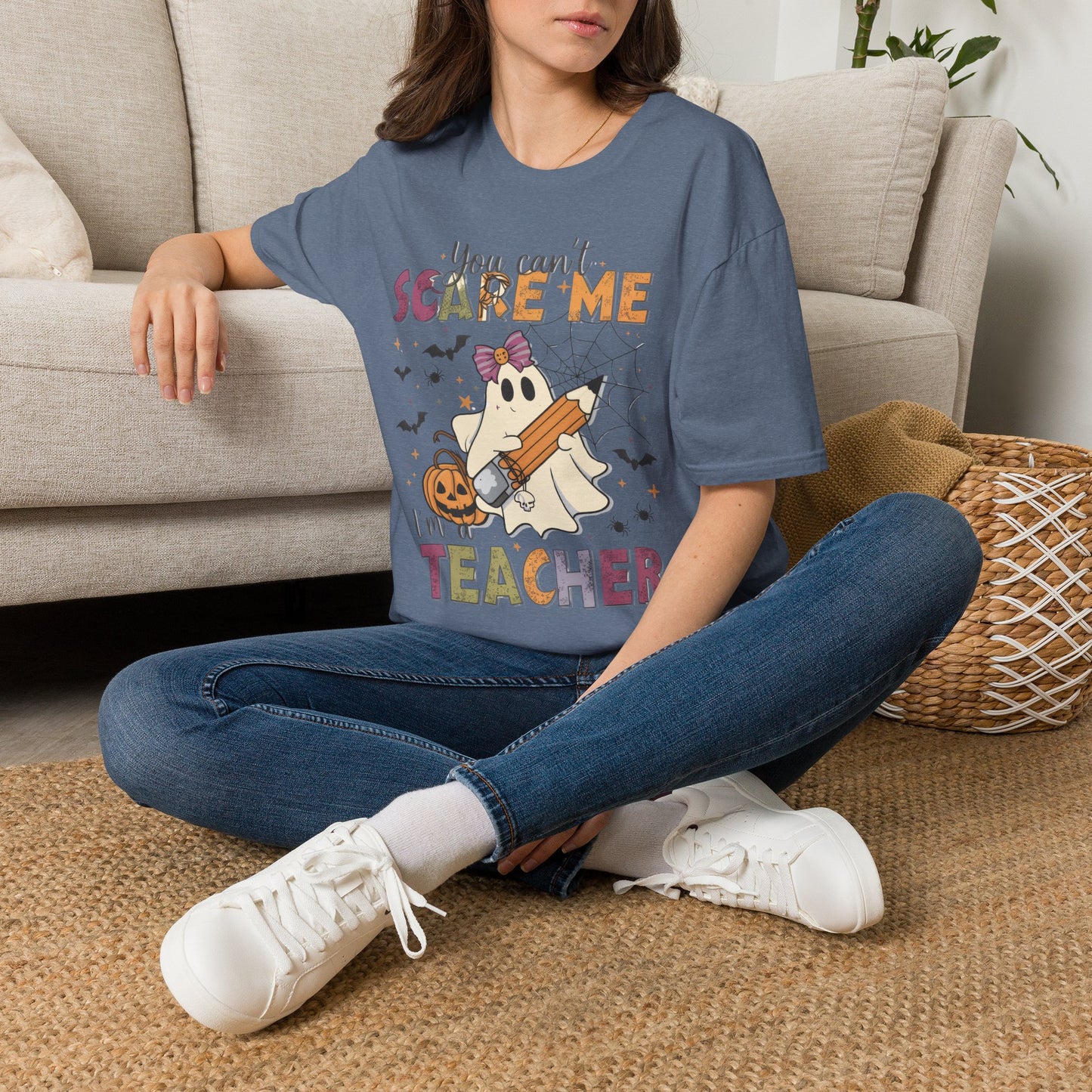 You Can't Scare Me I'm a Teacher T-Shirt — Cute Halloween Teacher Tee