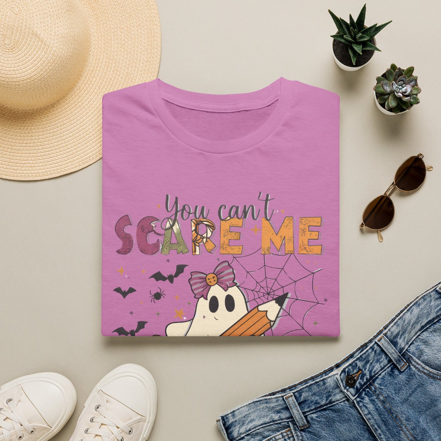 You Can't Scare Me I'm a Teacher T-Shirt — Cute Halloween Teacher Tee