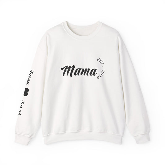 Personalized Mama Sweatshirt | Custom Established Year + Kids' Names