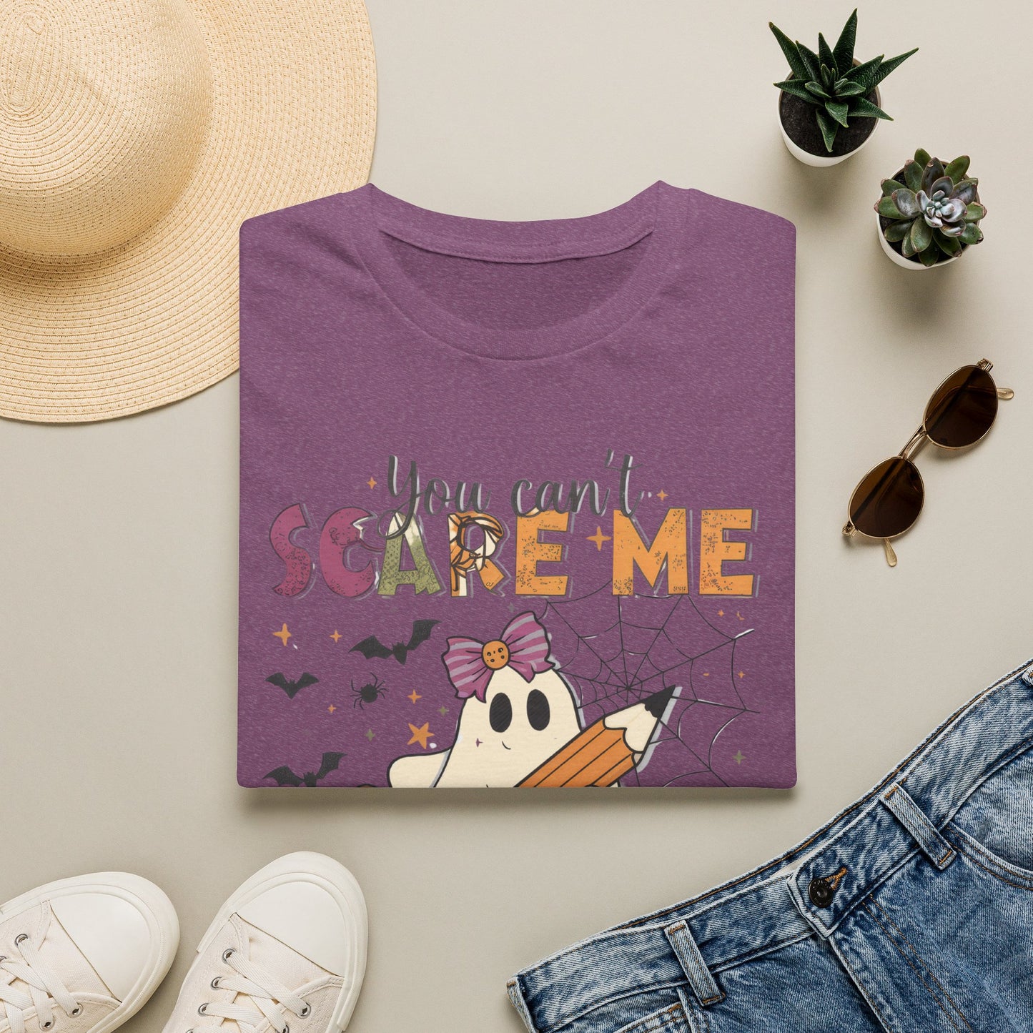 You Can't Scare Me I'm a Teacher T-Shirt — Cute Halloween Teacher Tee