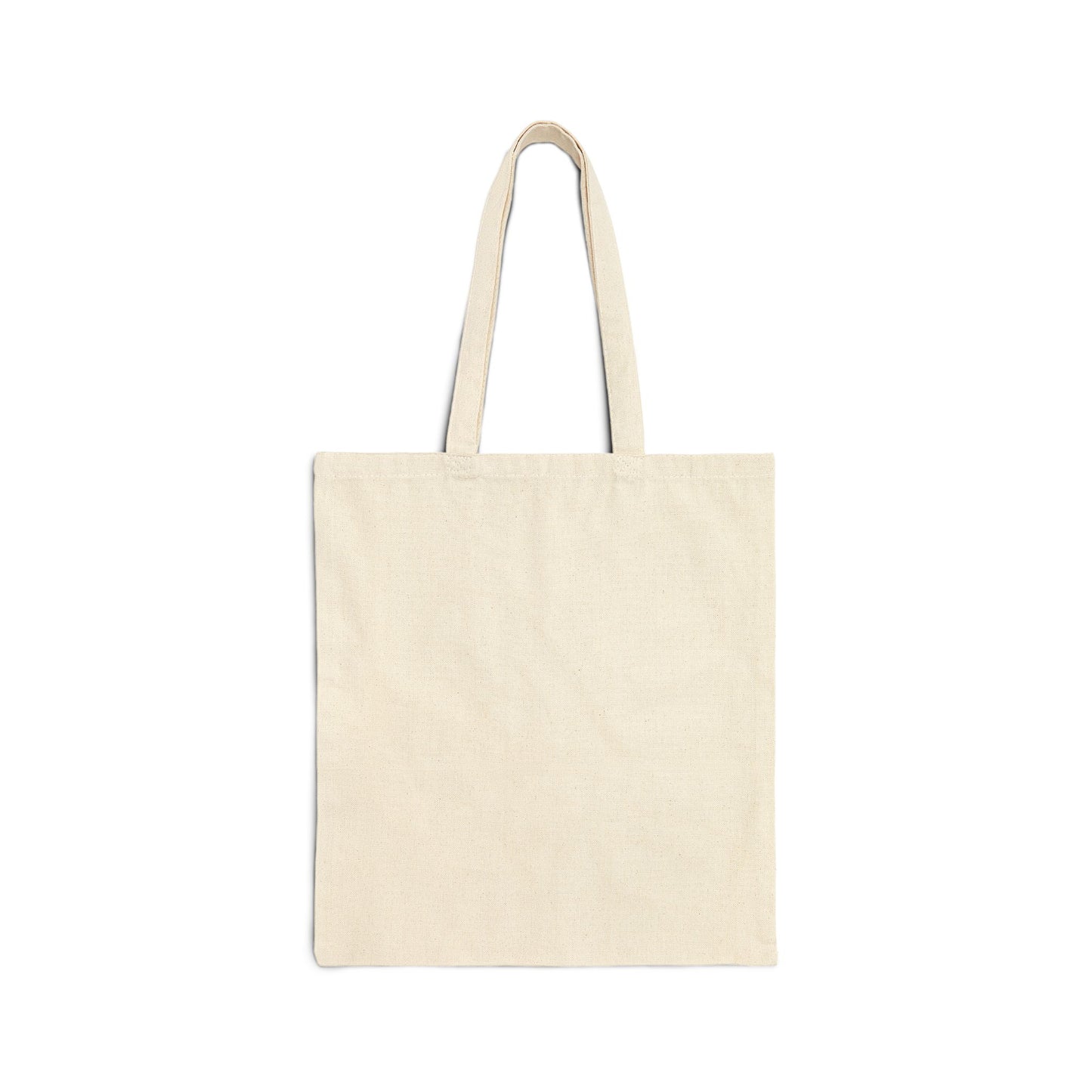 Halloween Trick or Treat Tote Bag — Cotton Canvas Candy Bag with Pumpkins & Ghosts