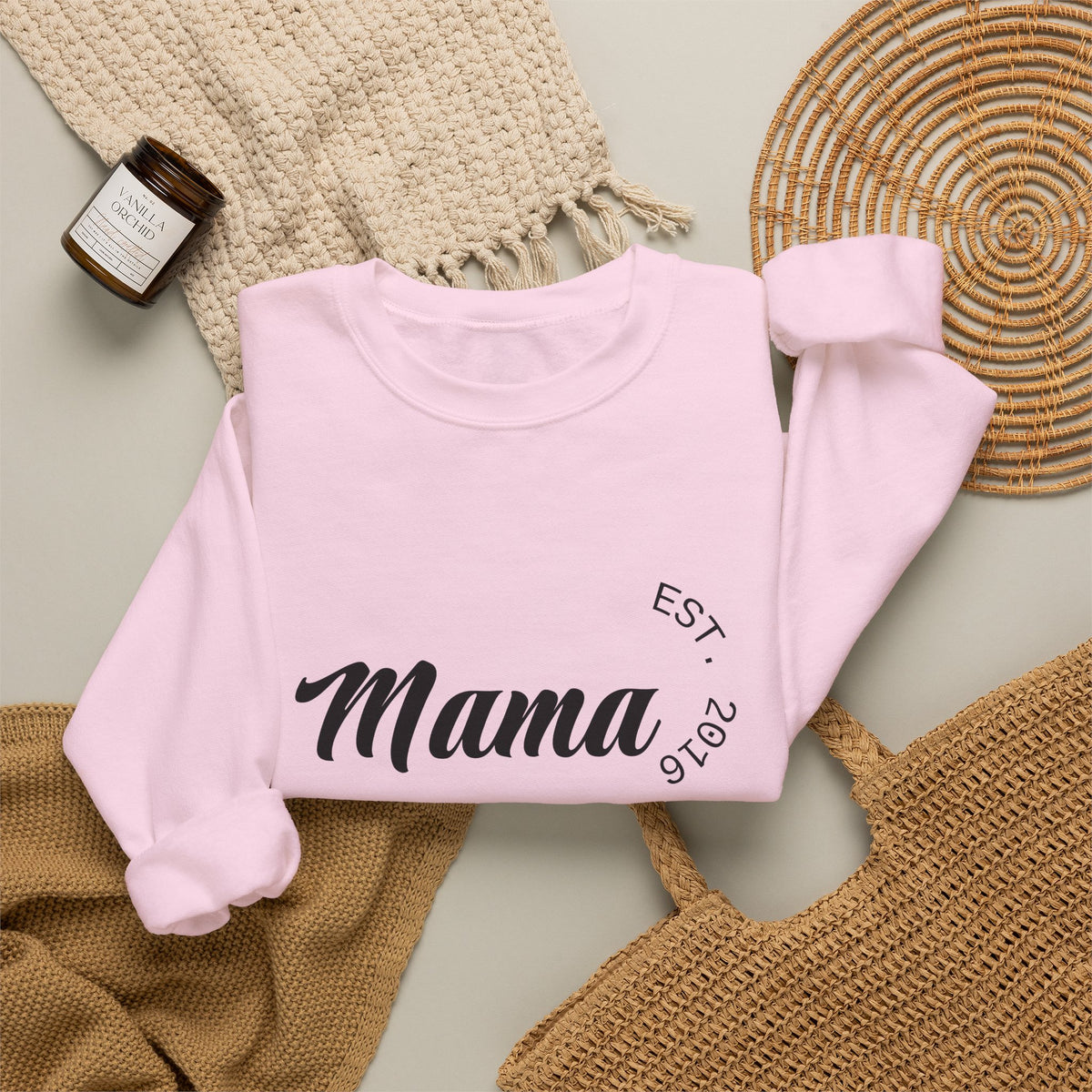 Personalized Mama Sweatshirt | Custom Established Year + Kids' Names