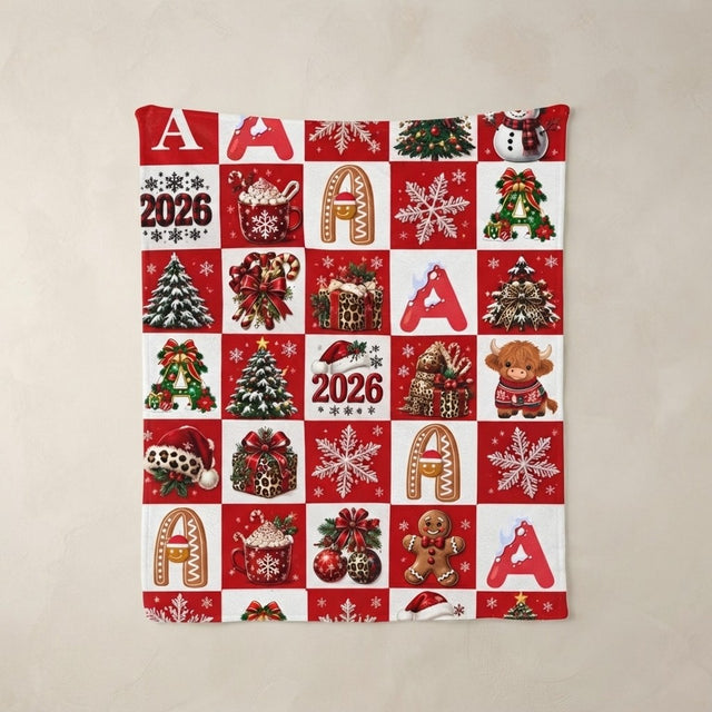 Holiday Velveteen Plush Blanket