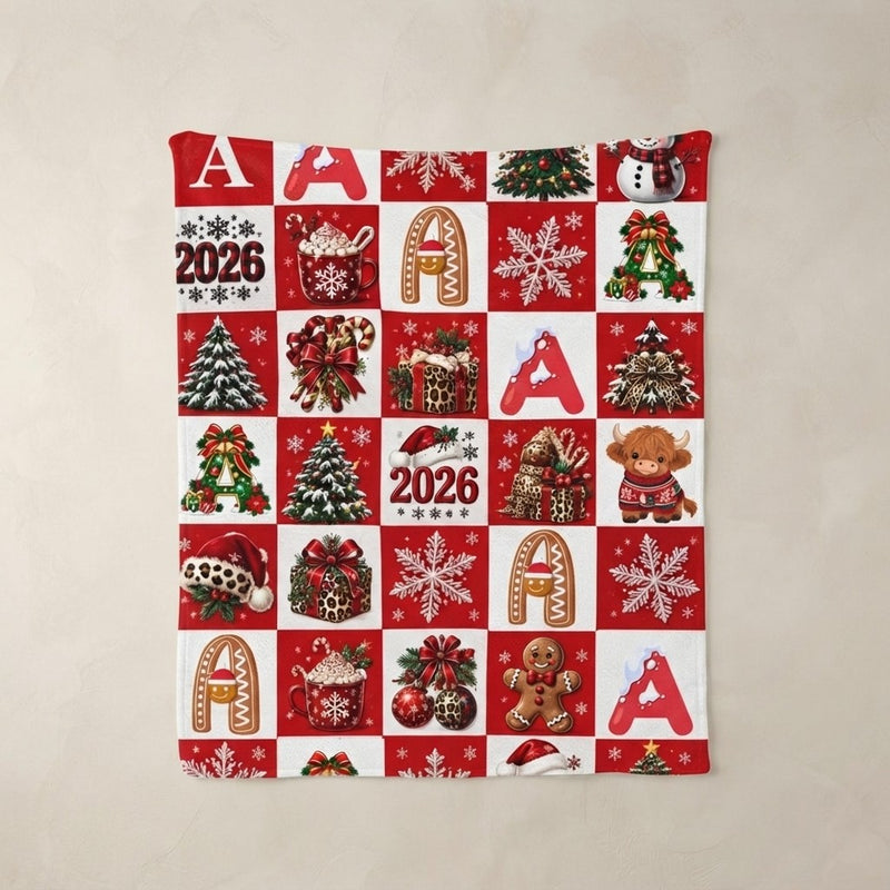 Holiday Velveteen Plush Blanket
